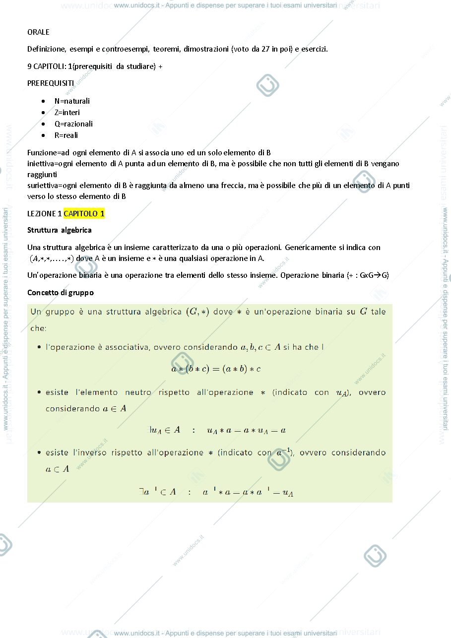 Anteprima pagina 1 — geometria e algebra