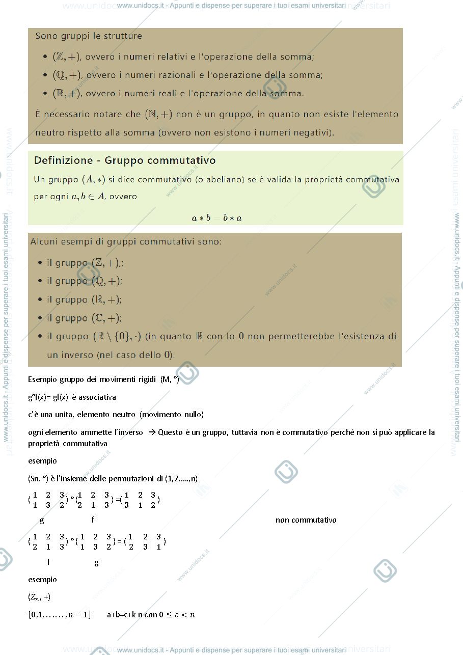 Anteprima pagina 2 — geometria e algebra