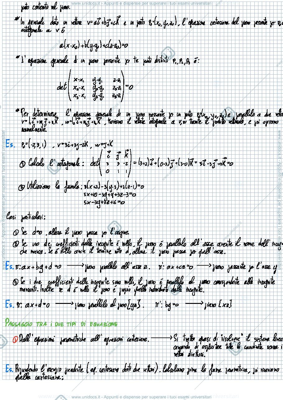 Anteprima pagina 2 — Geometria analitica nello spazio