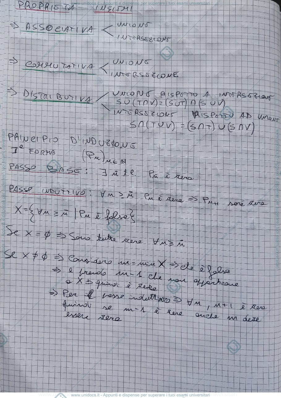 Anteprima pagina 2 — Appunti del corso di Algebra e geometria