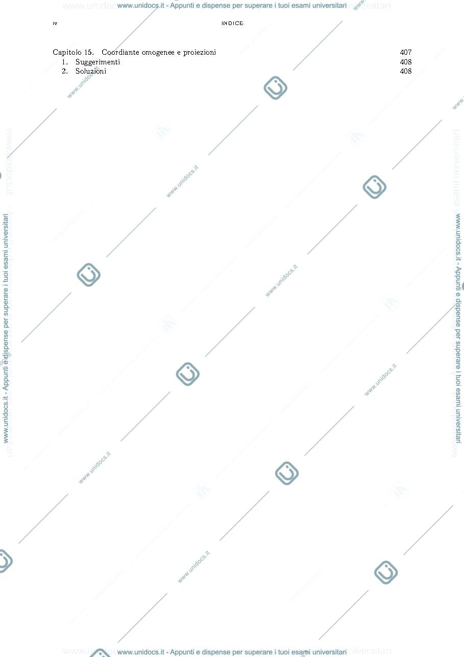 Anteprima pagina 4 — Esercizi Algebra e Geometria - Claretta Carrara