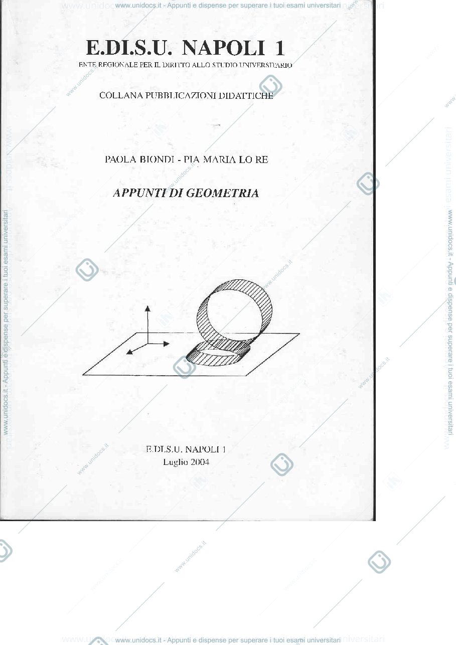 Anteprima pagina 1 — Appunti