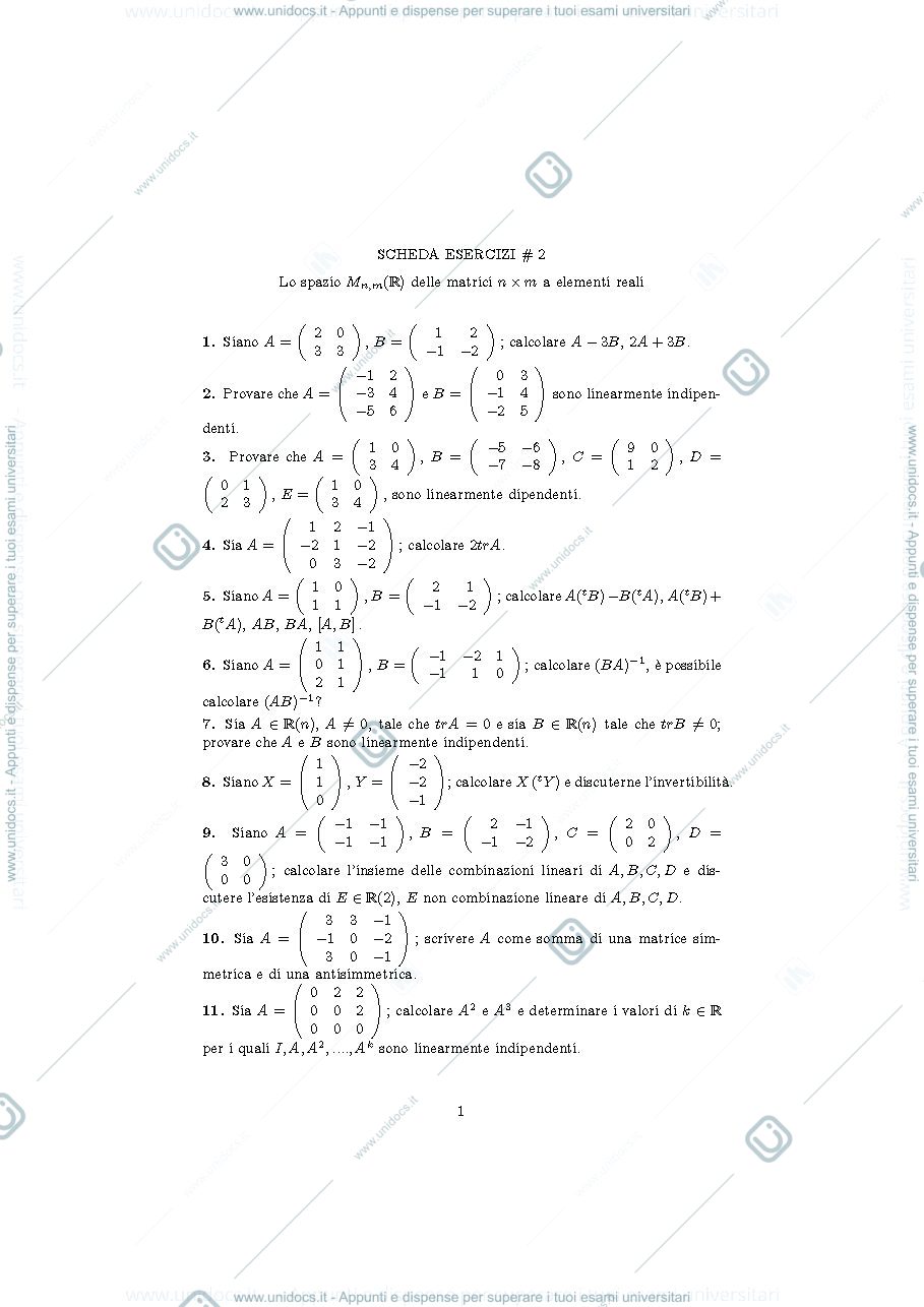 Anteprima pagina 3 — schede esercizi geometria