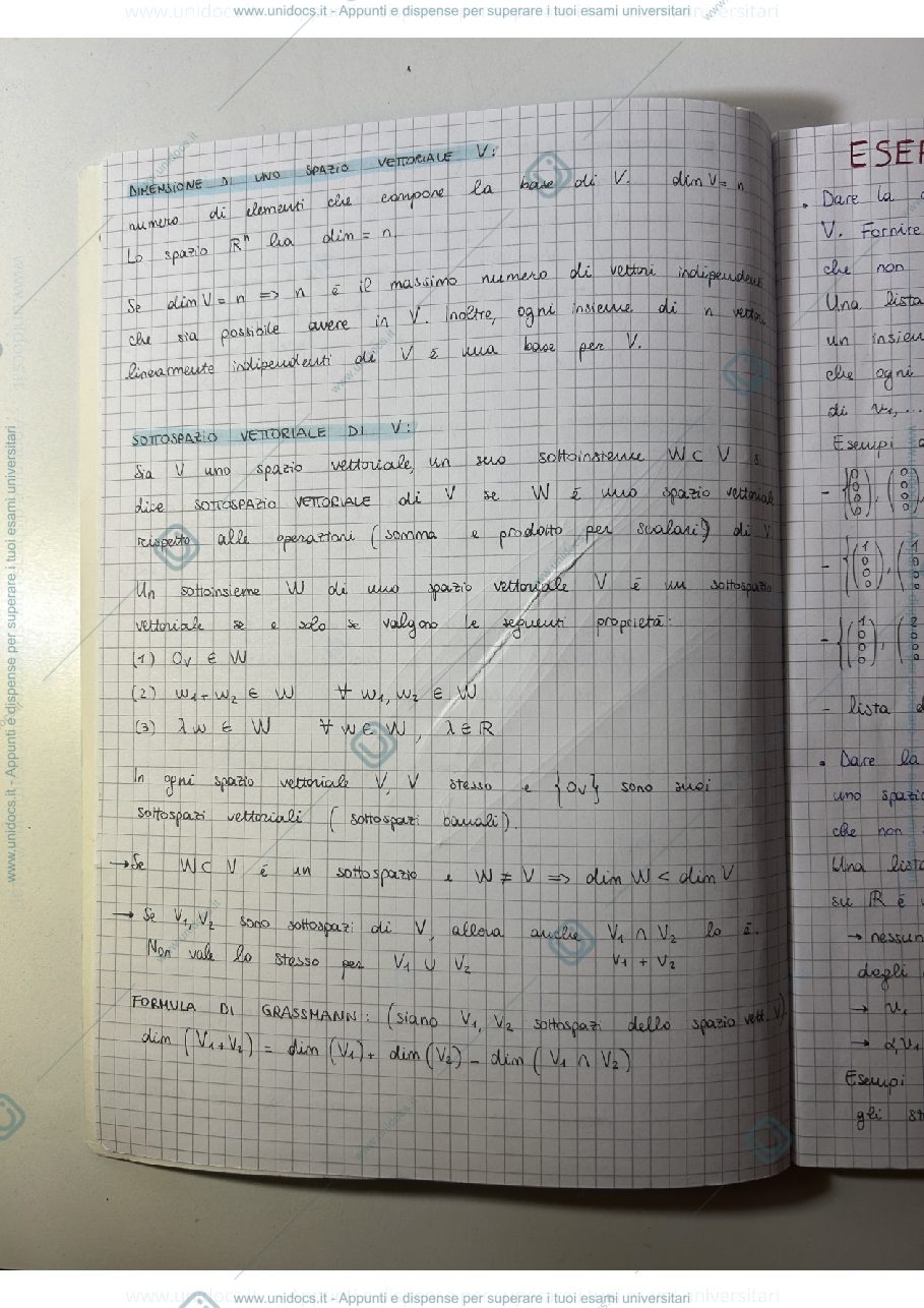 Anteprima pagina 3 — Riassunti geometria e algebra lineare