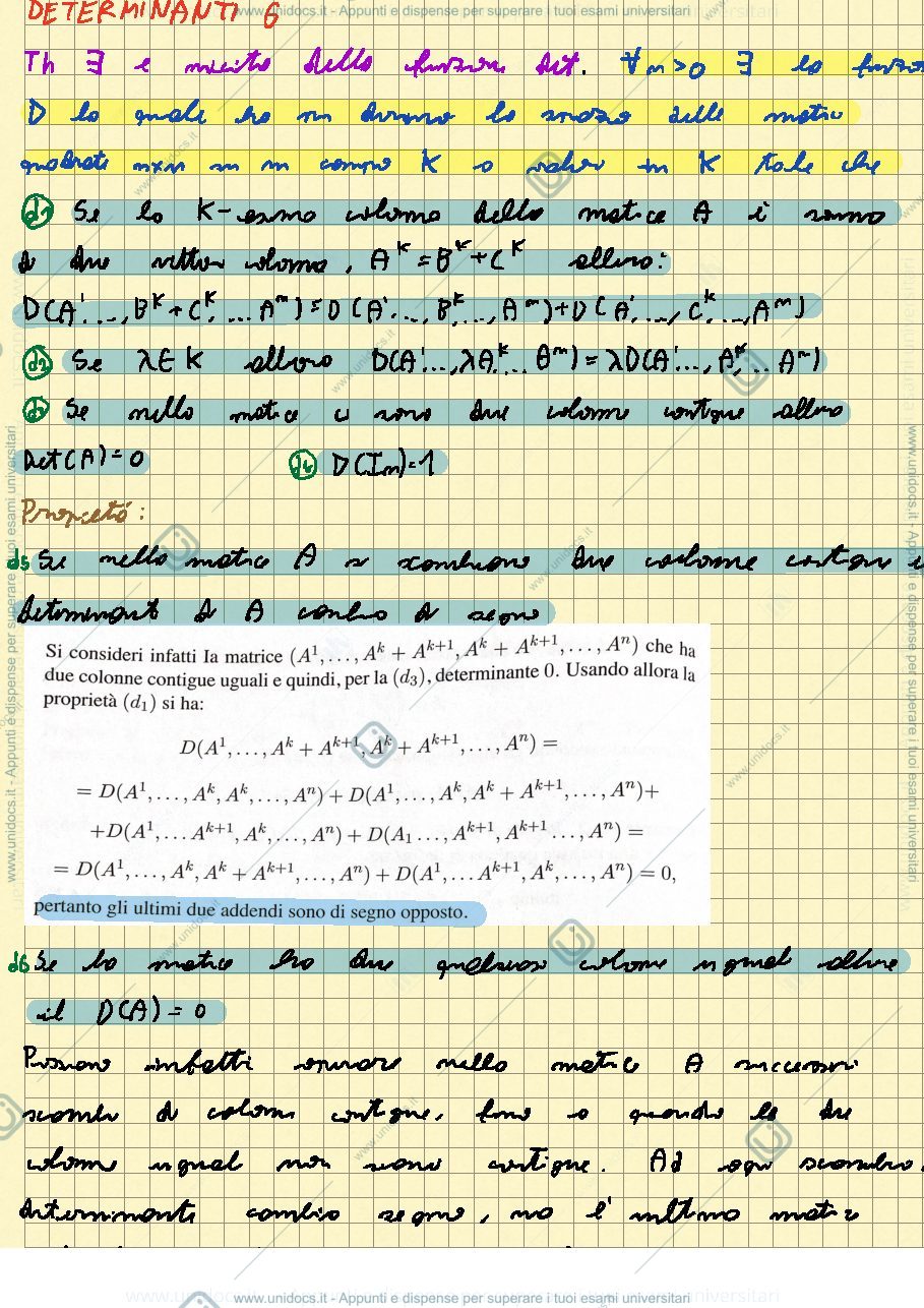 Anteprima pagina 1 — Algebra lineare