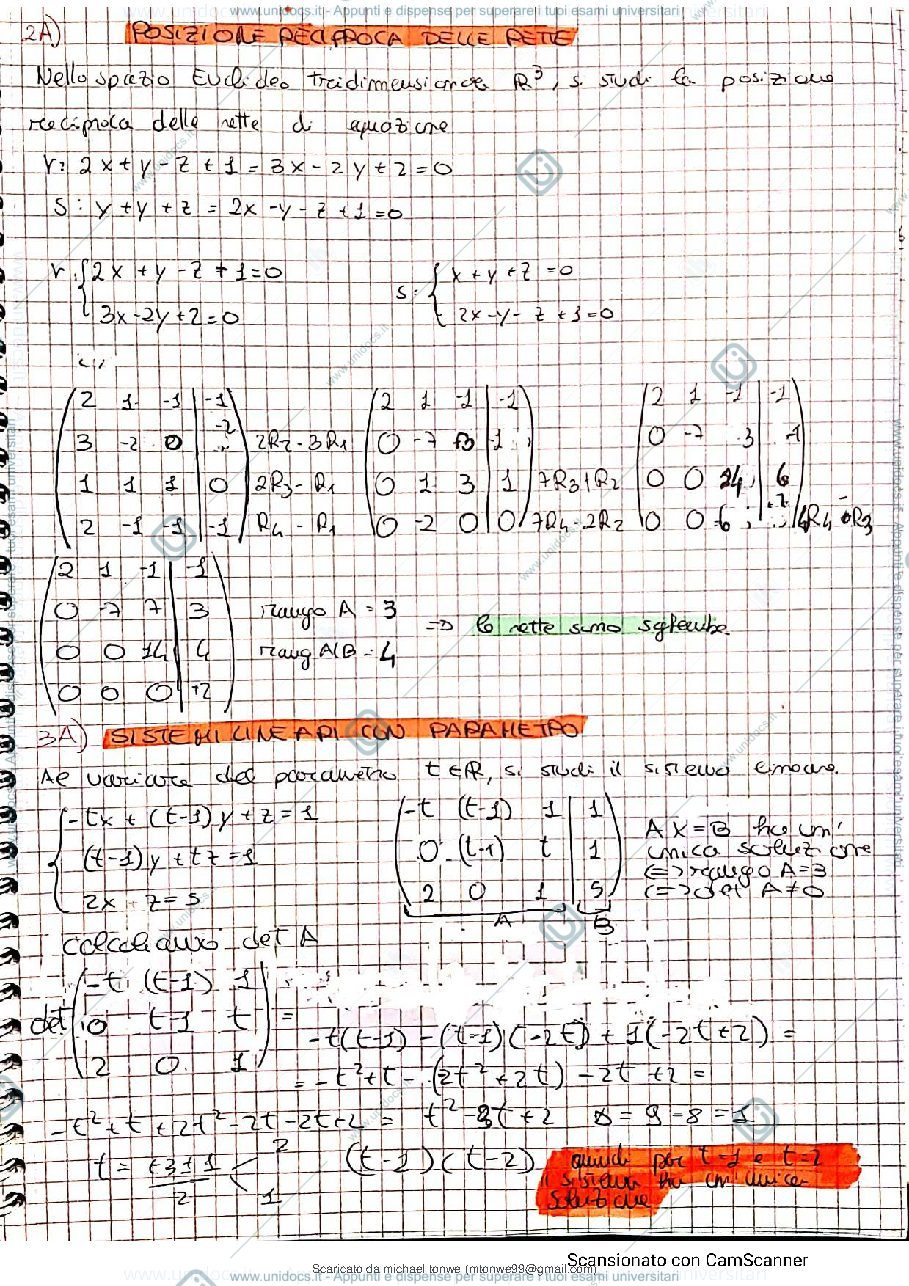Anteprima pagina 3 — Formulario - per esame