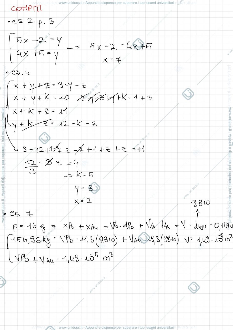 Anteprima pagina 3 — prime lezioni di geometria