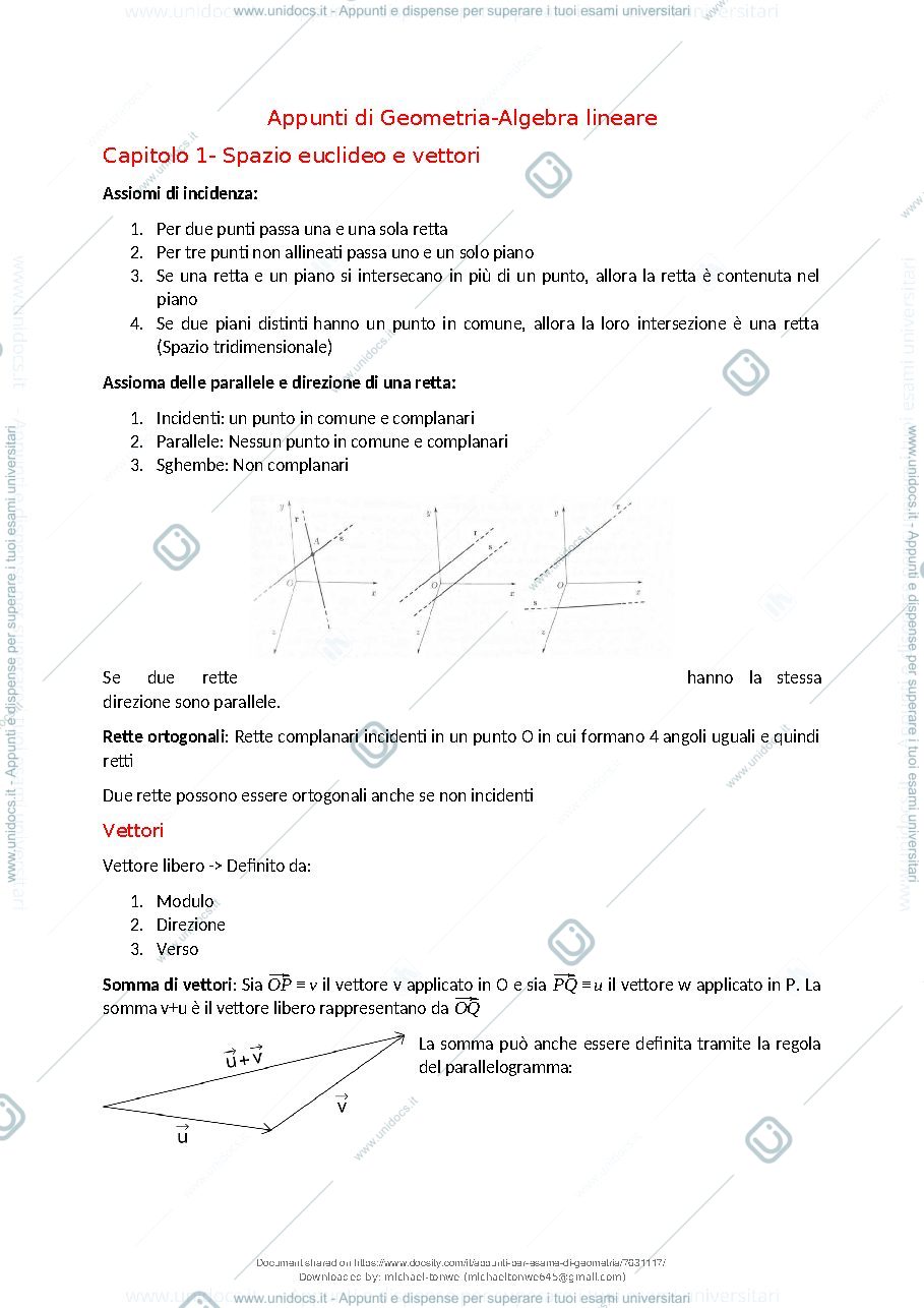 Anteprima pagina 2 — Formulario - per esame