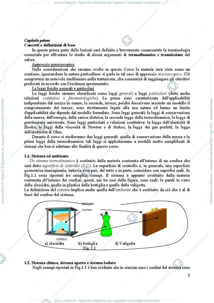 Anteprima pagina 3 — FISICA TECNICA AMBIENTALE: SISTEMI CHIUSI