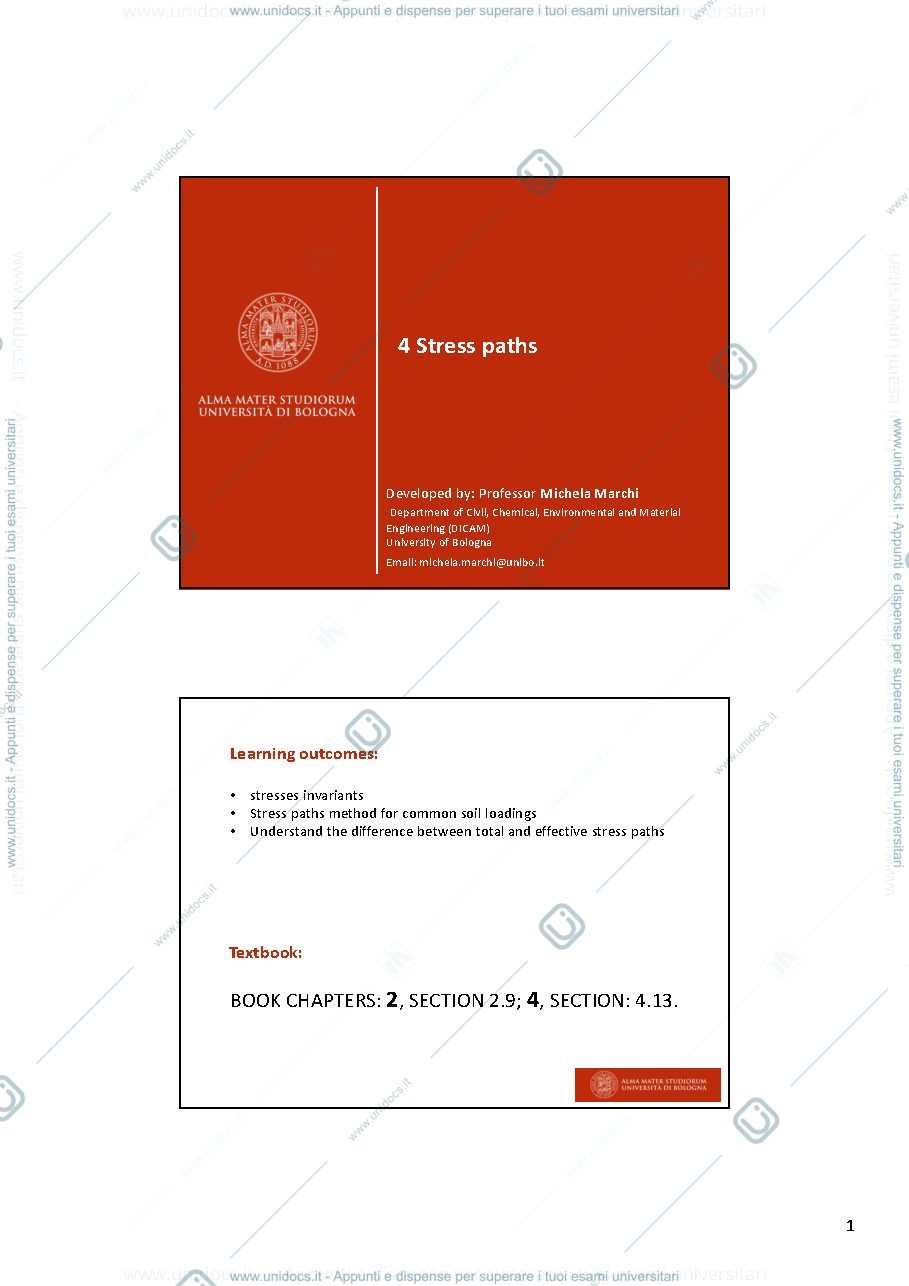 Anteprima pagina 1 — geogeotech exercises