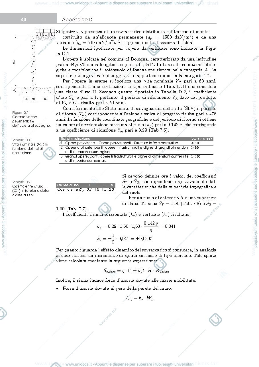 Anteprima pagina 2 — Calcolo muro C.A.