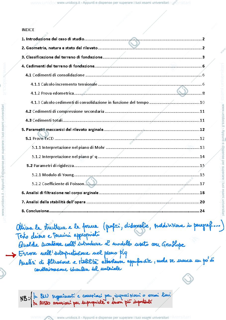 Anteprima pagina 2 — Relazione Geotecnica