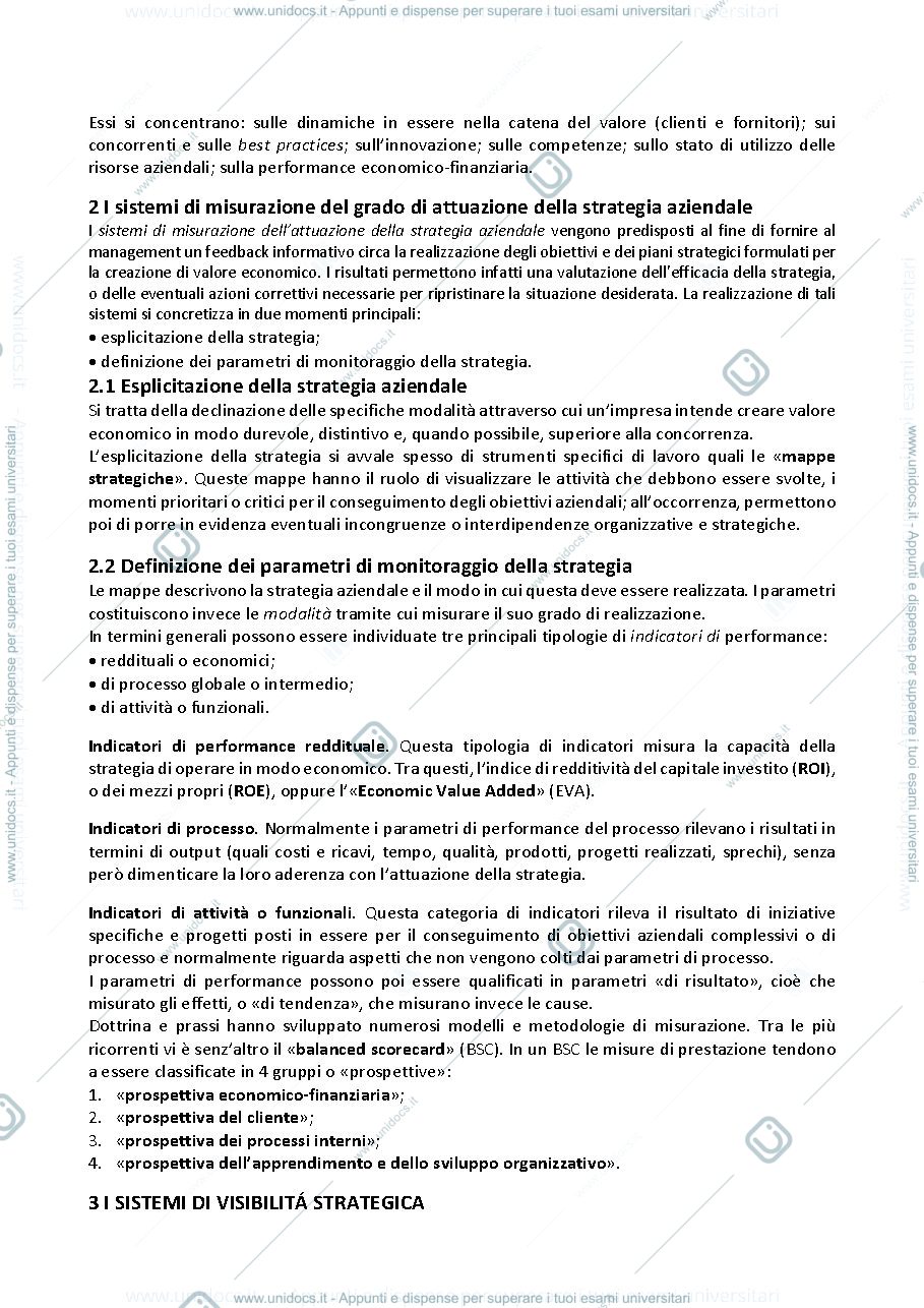 Anteprima pagina 2 — Riassunto Gestione Aziendale Orale