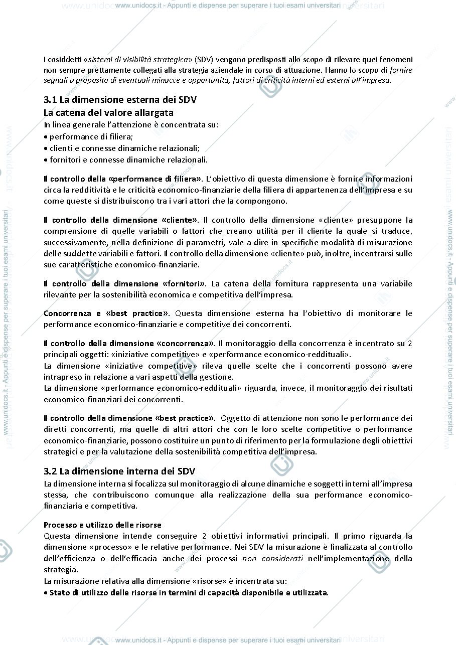 Anteprima pagina 3 — Riassunto Gestione Aziendale Orale