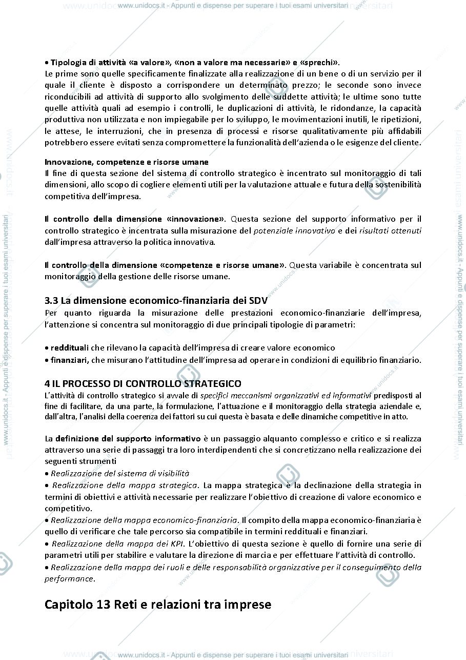 Anteprima pagina 4 — Riassunto Gestione Aziendale Orale