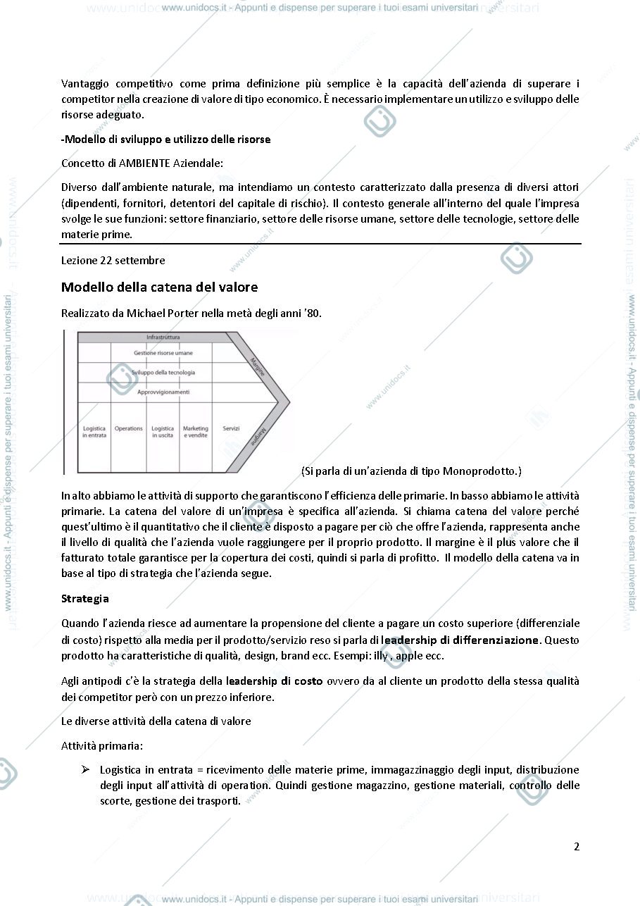 Anteprima pagina 2 — Appunti sulla prima parte del corso 