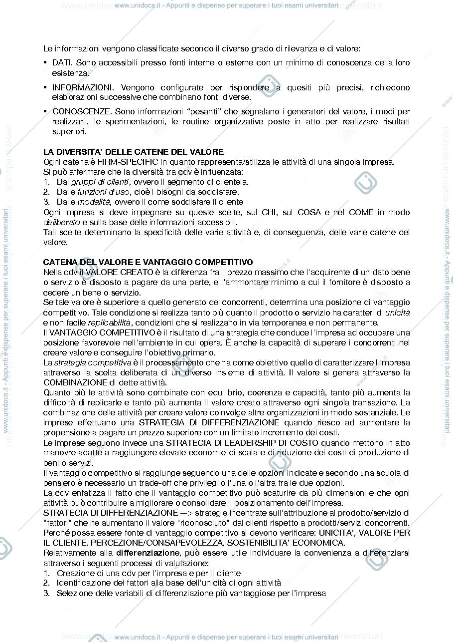 Anteprima pagina 3 — Riassunto Gestione Aziendale