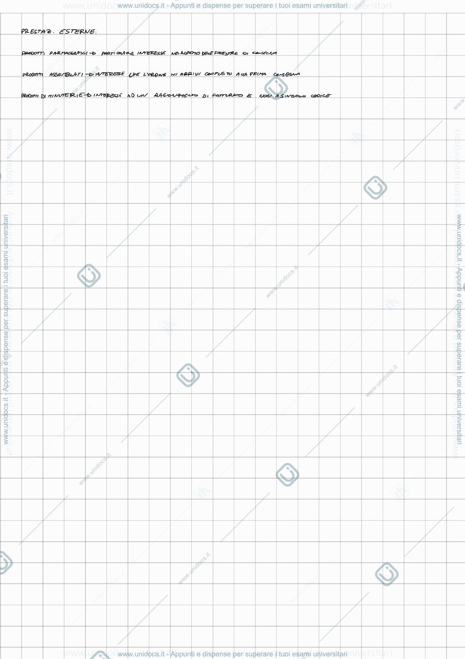 Anteprima pagina 1 — Solgimento APPROFONDITO di un esercizio sulle prestazioni esterne