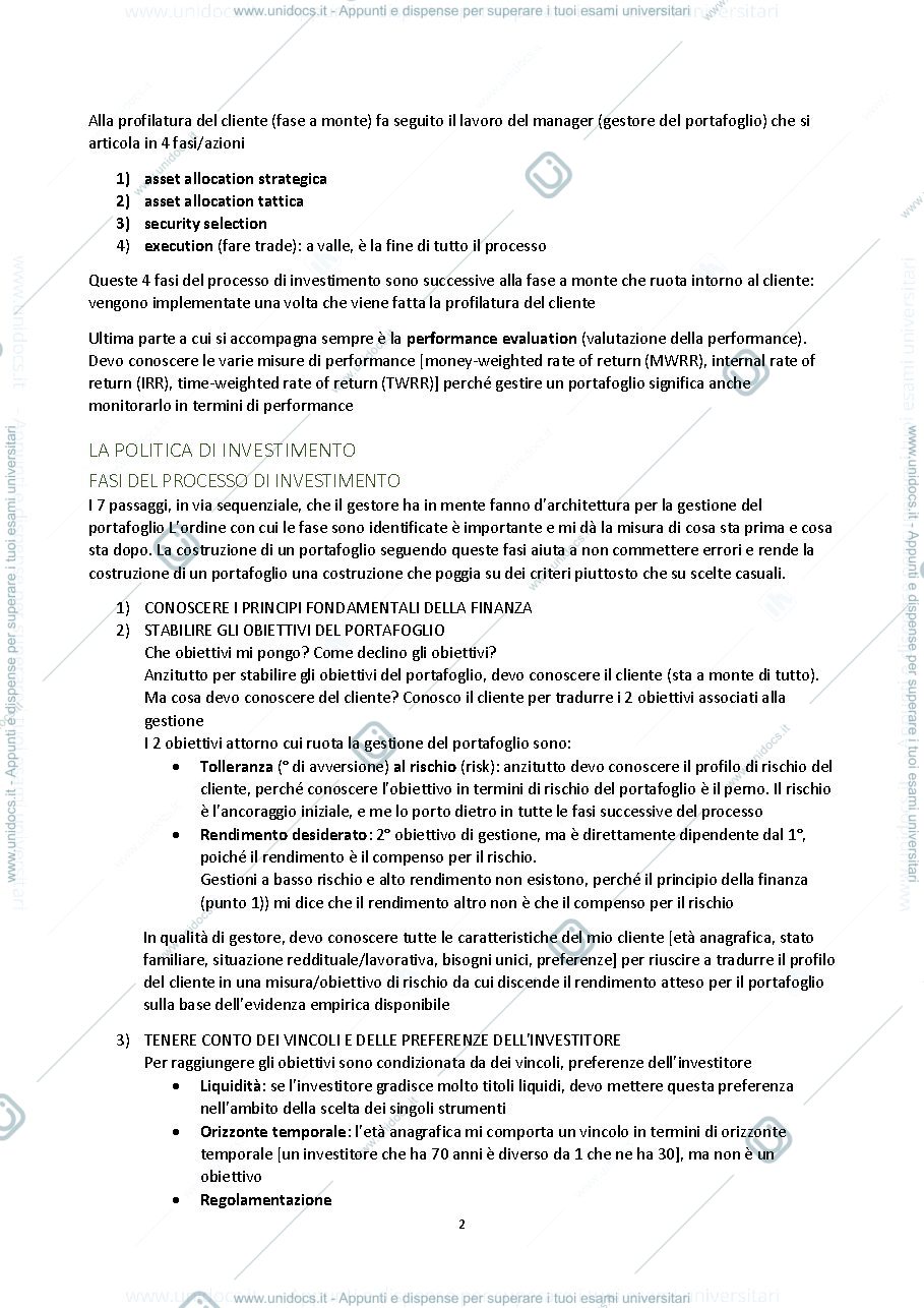 Anteprima pagina 2 — Appunti completi