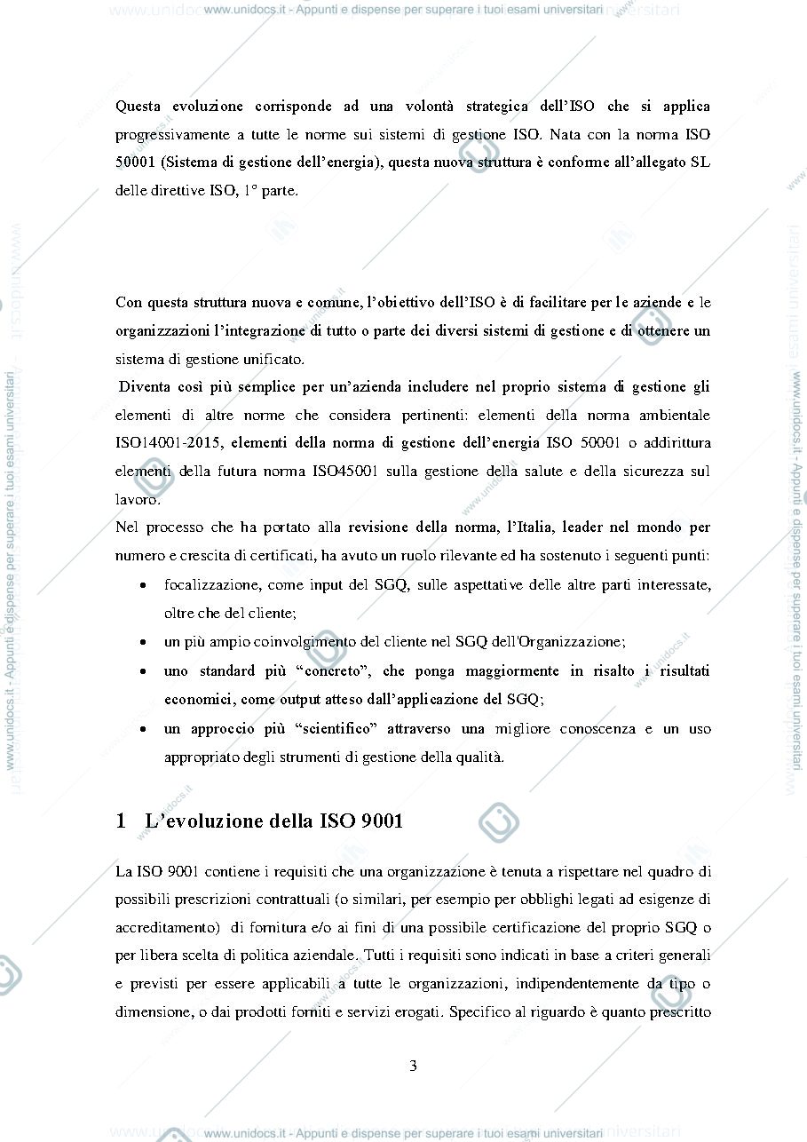 Anteprima pagina 3 — Modelli di costruzione della ISO 9001