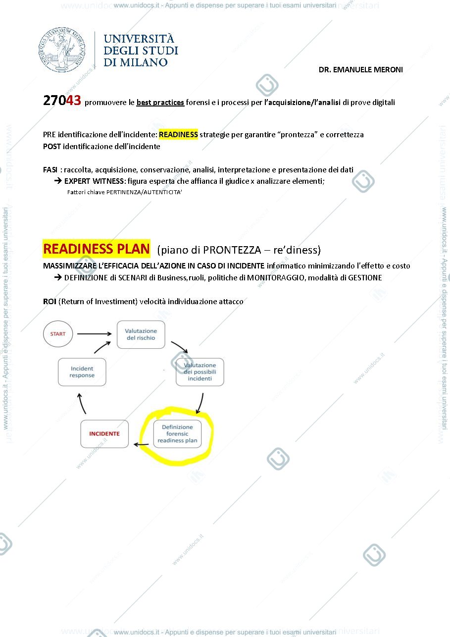 Anteprima pagina 2 — CONCETTI BASE DI GESTIONE SICUREZZA IT