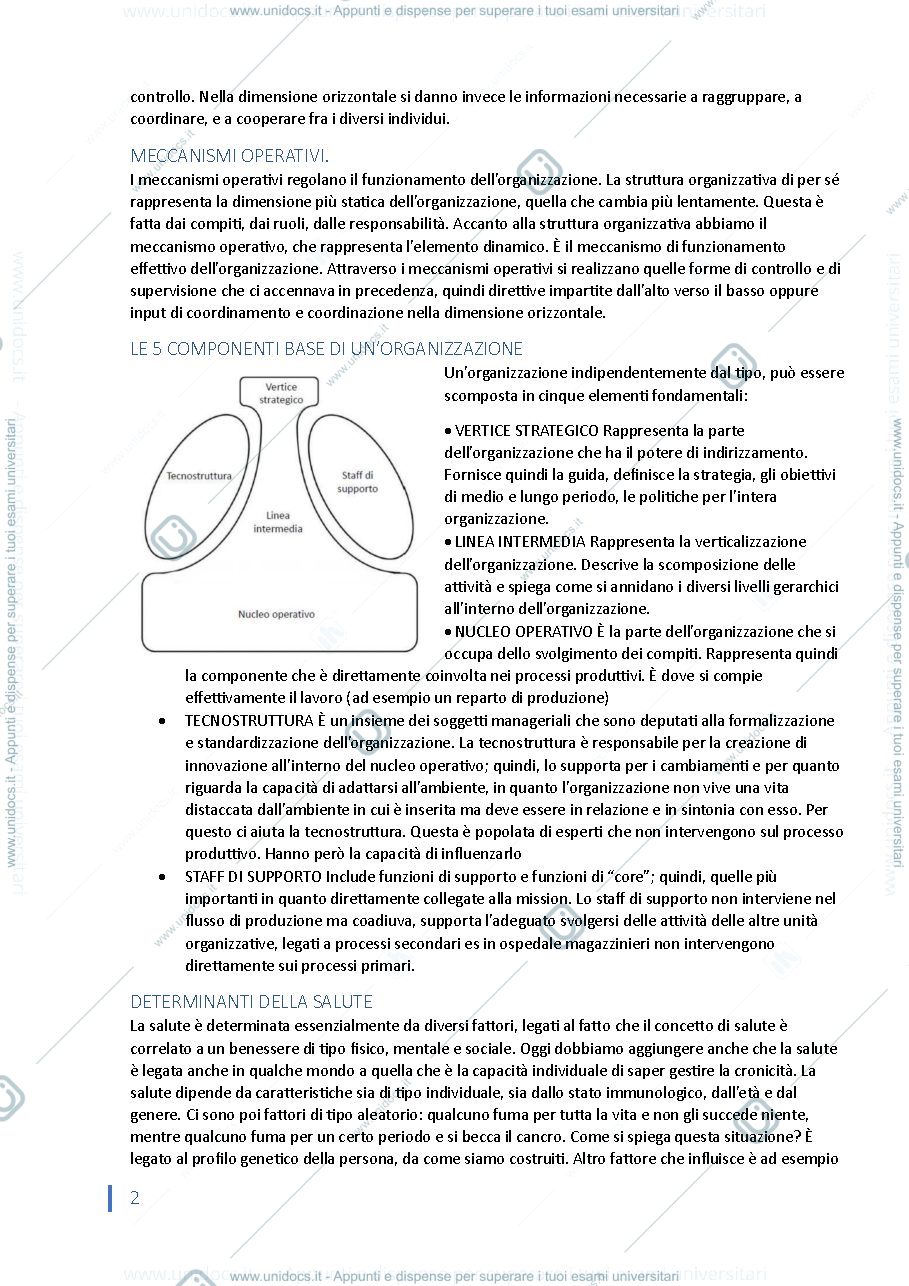 Anteprima pagina 2 — APPUNTI GESTIONE
