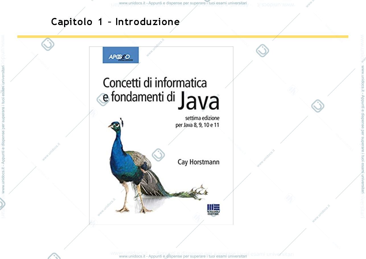 Anteprima pagina 1 — Java