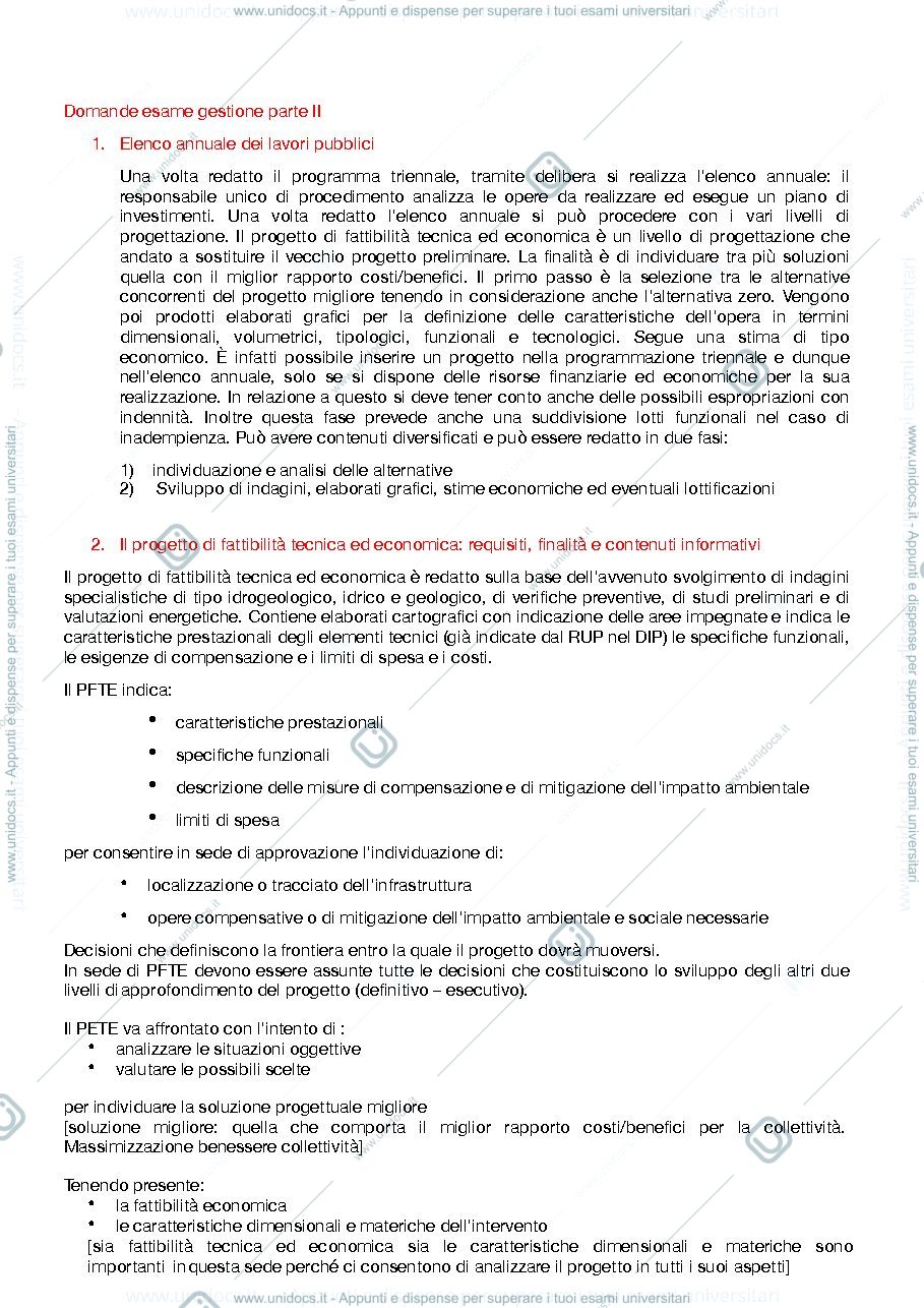 Anteprima pagina 1 — Risposte esame secondo parziale