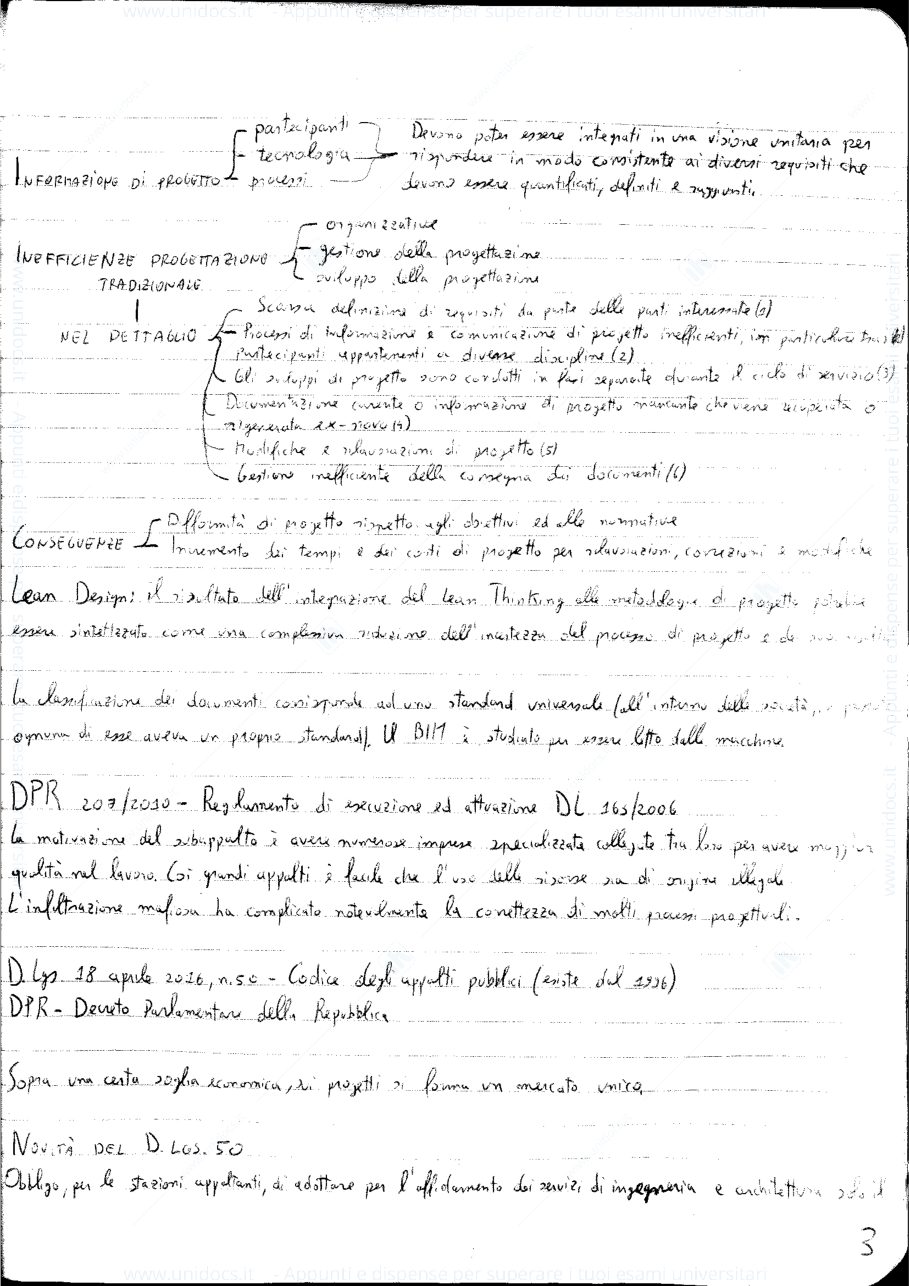 Anteprima pagina 3 — Gestione del Progetto - Prof. Maria Antonietta Esposito