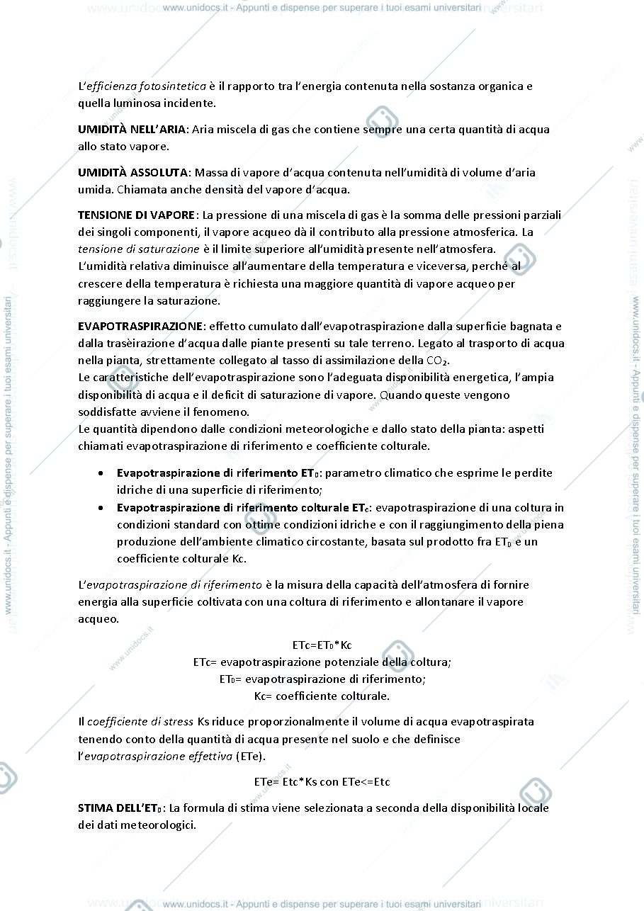 Anteprima pagina 3 — Riassunti agronomia