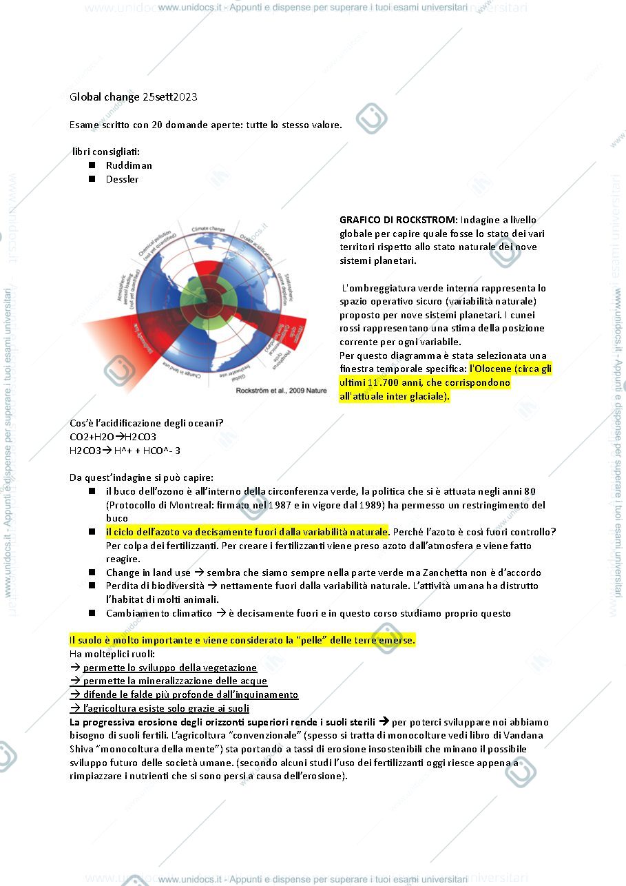 Anteprima pagina 1 — global changes