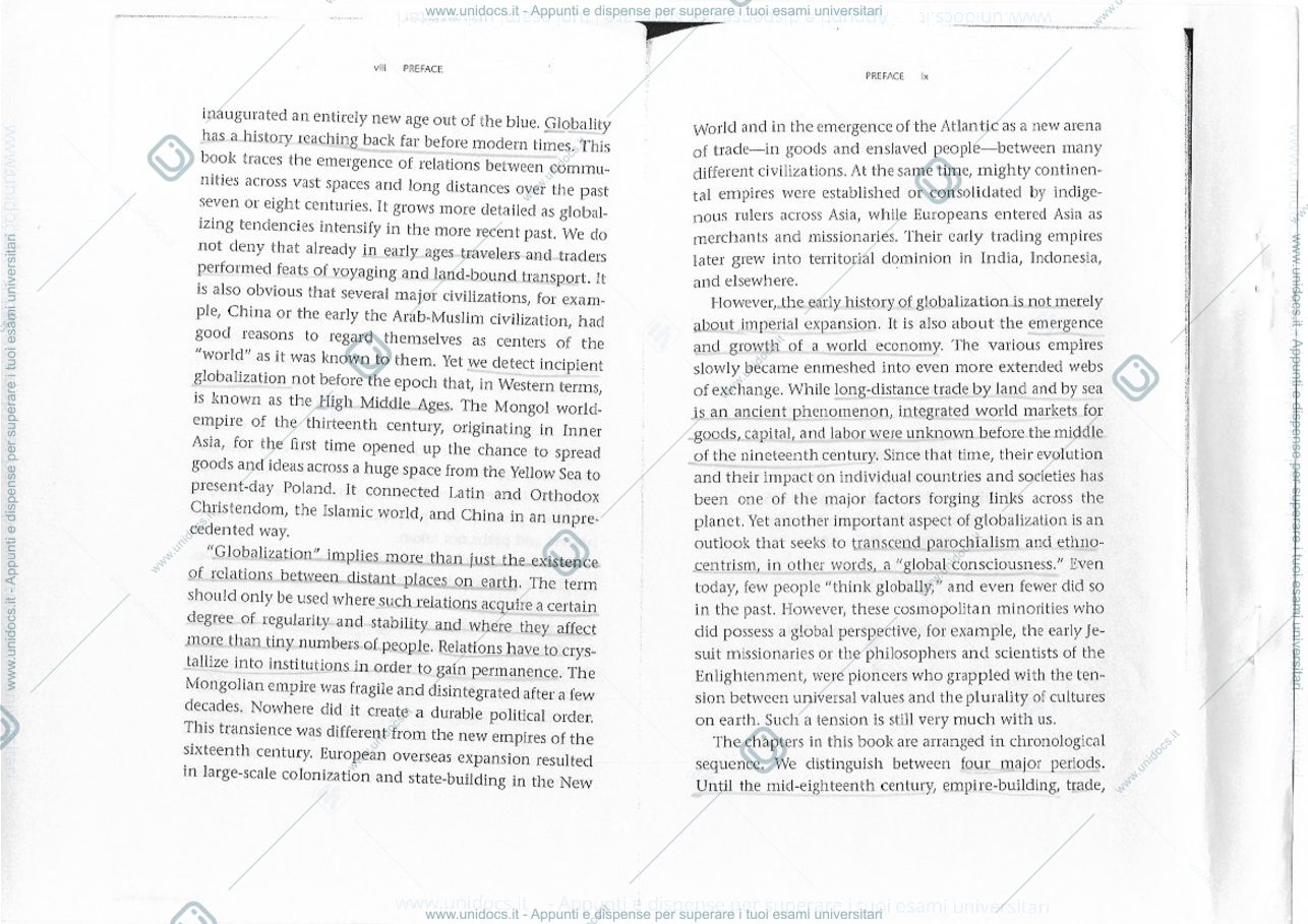 Anteprima pagina 4 — appunti globalization 