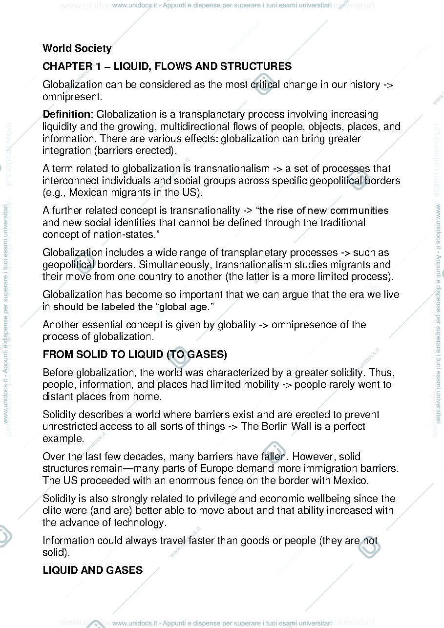 Anteprima pagina 1 — Globalization: a basic text by George Ritzer