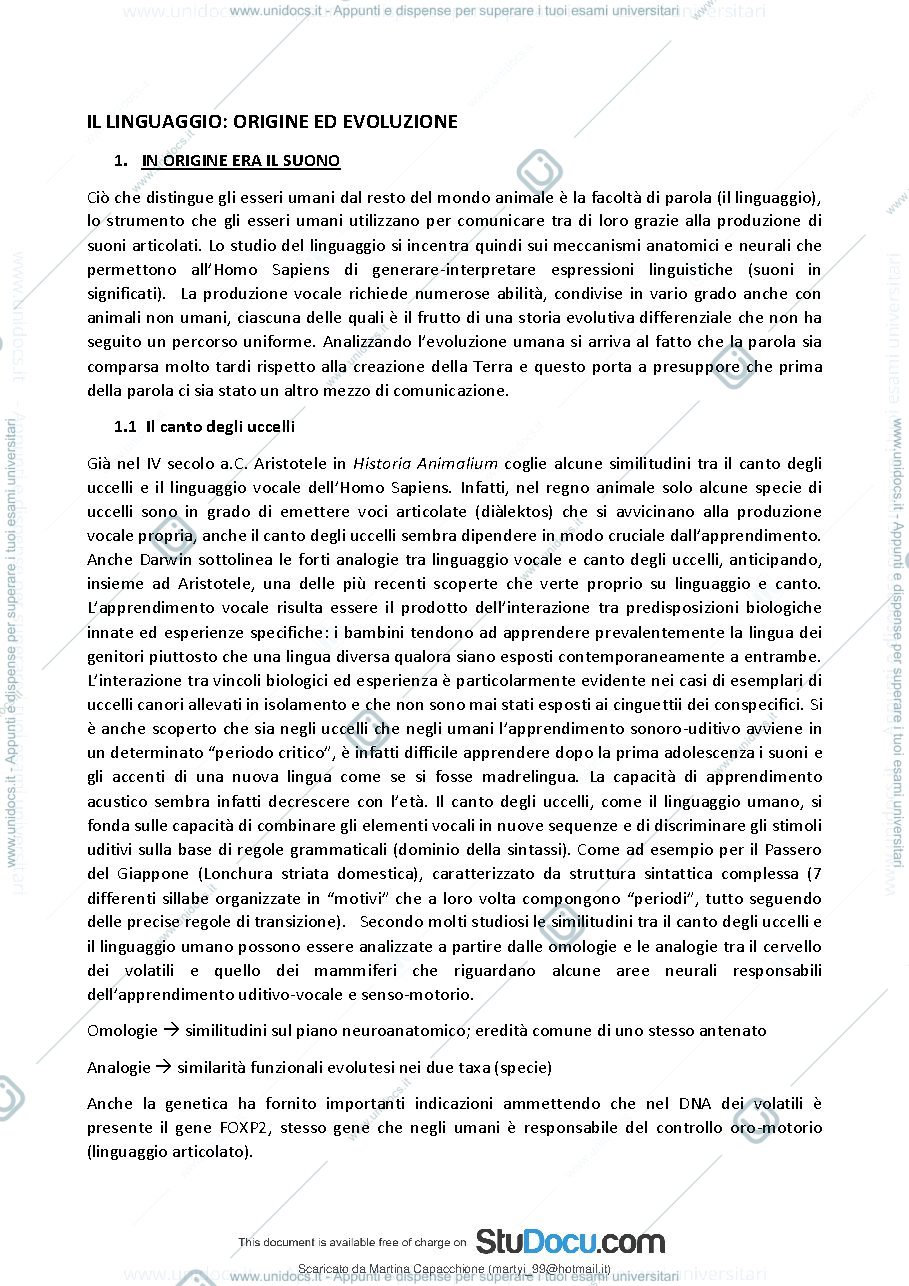 Anteprima pagina 2 — Glottologia e Linguistica, Sorianello