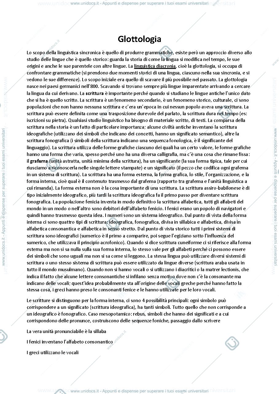Anteprima pagina 1 —  Glottologia 2022/2023 