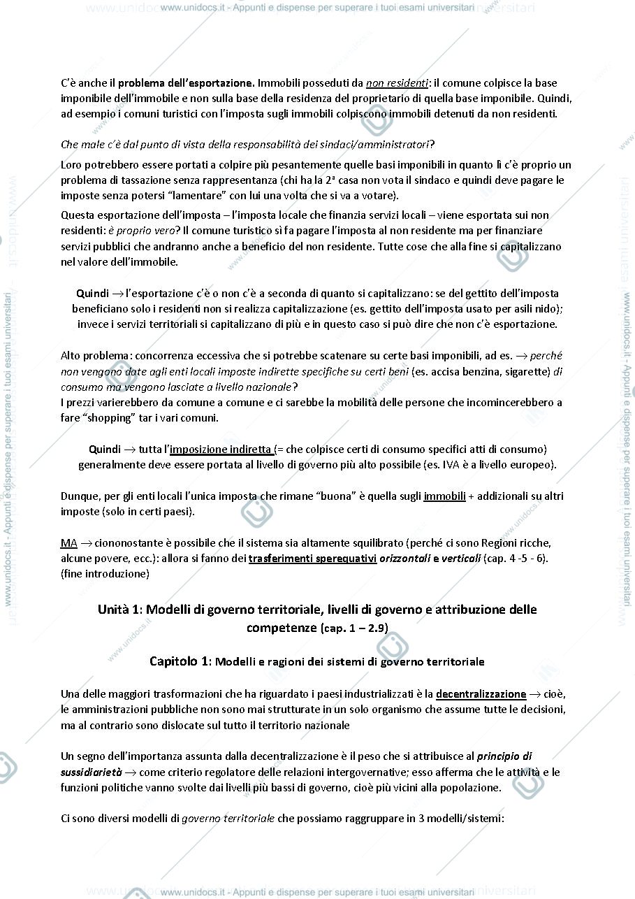 Anteprima pagina 3 — Governo territoriale e federalismo fiscale