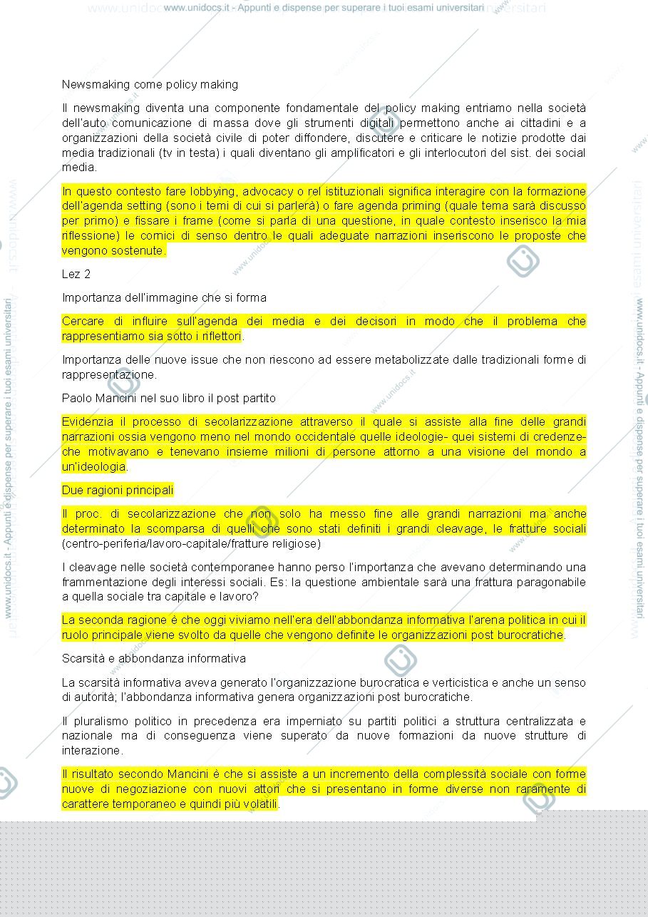 Anteprima pagina 4 — Appunti lezione