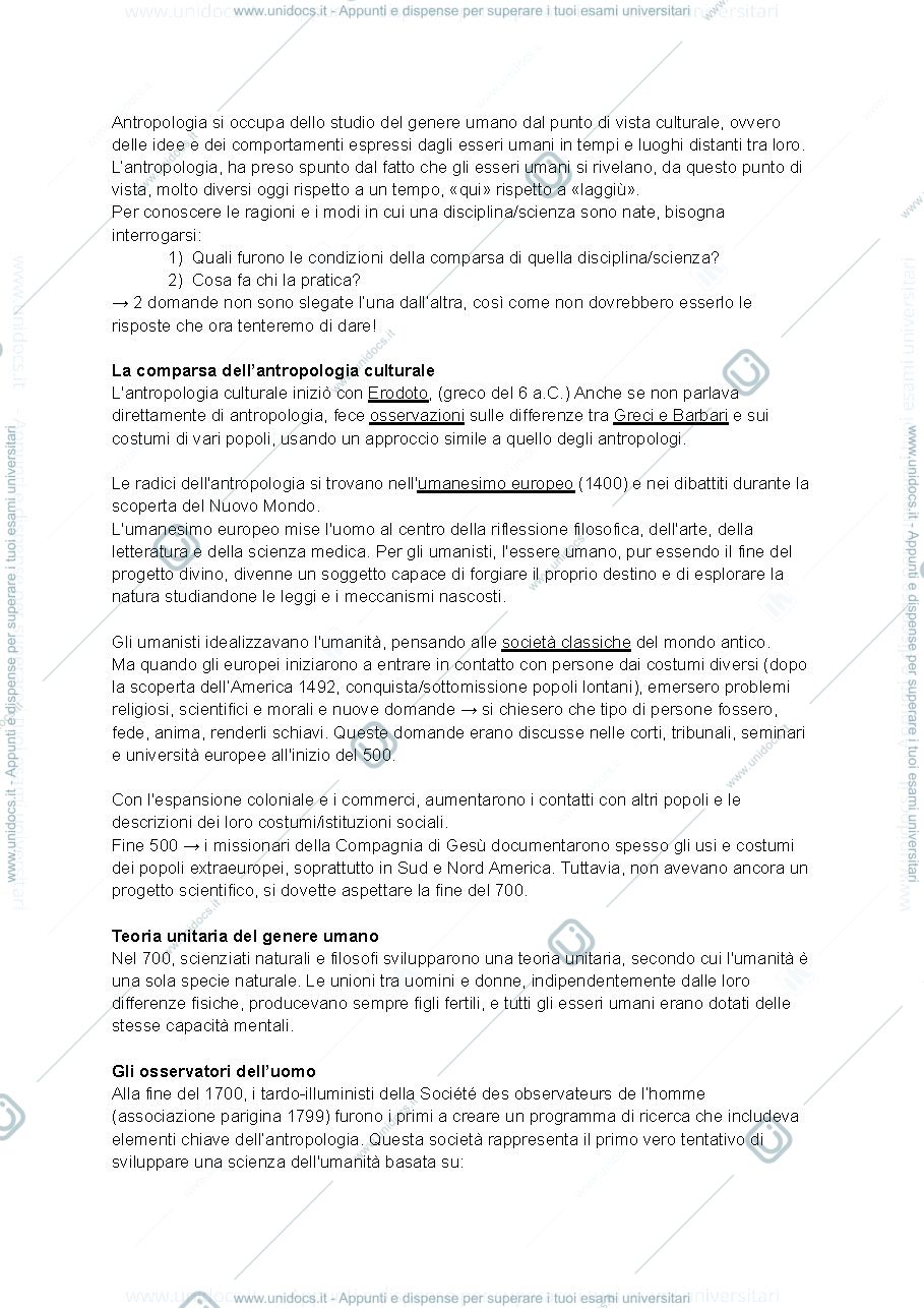 Anteprima pagina 3 — Appunti antropologia