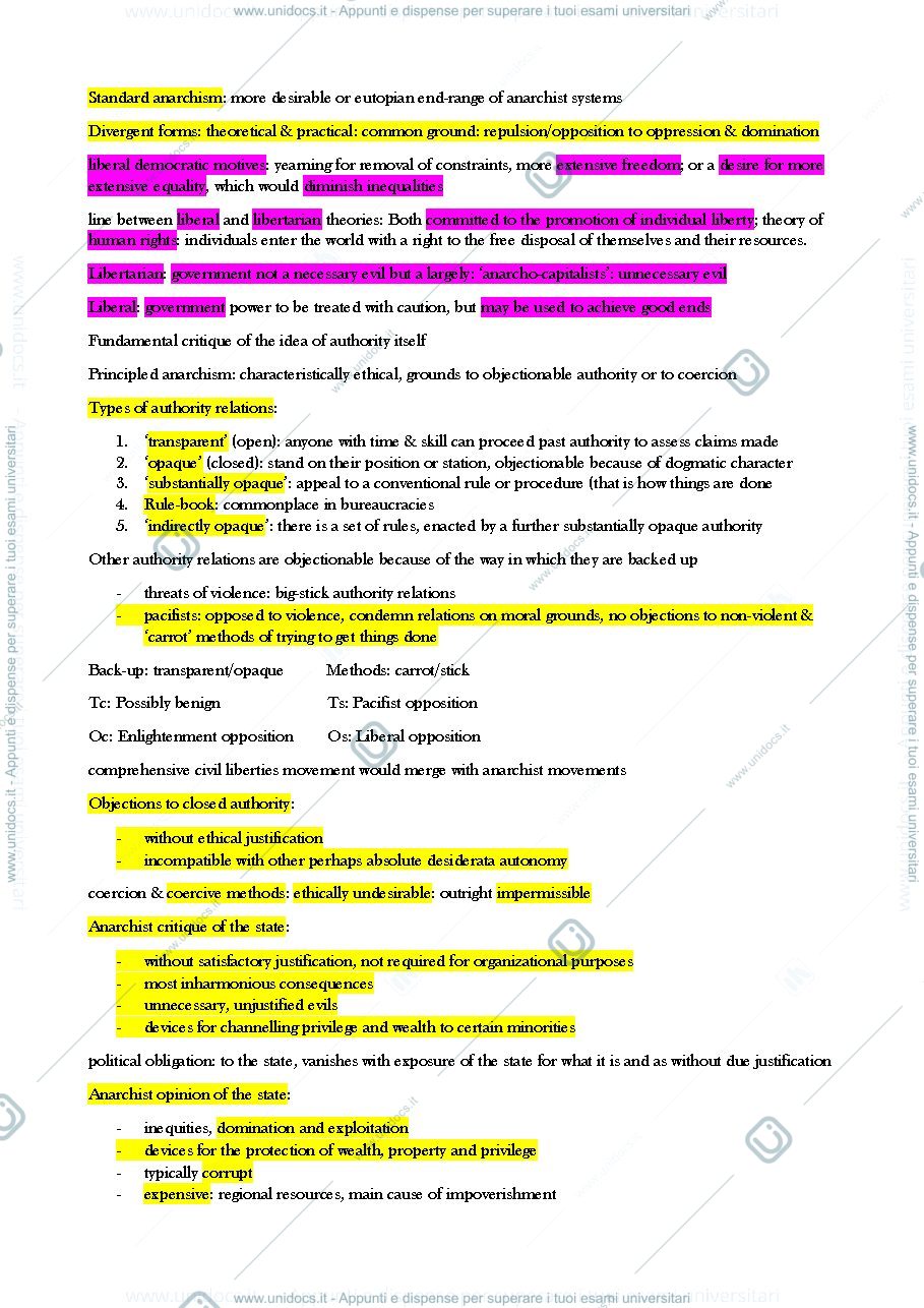 Anteprima pagina 2 — Political philosophy Oral exam