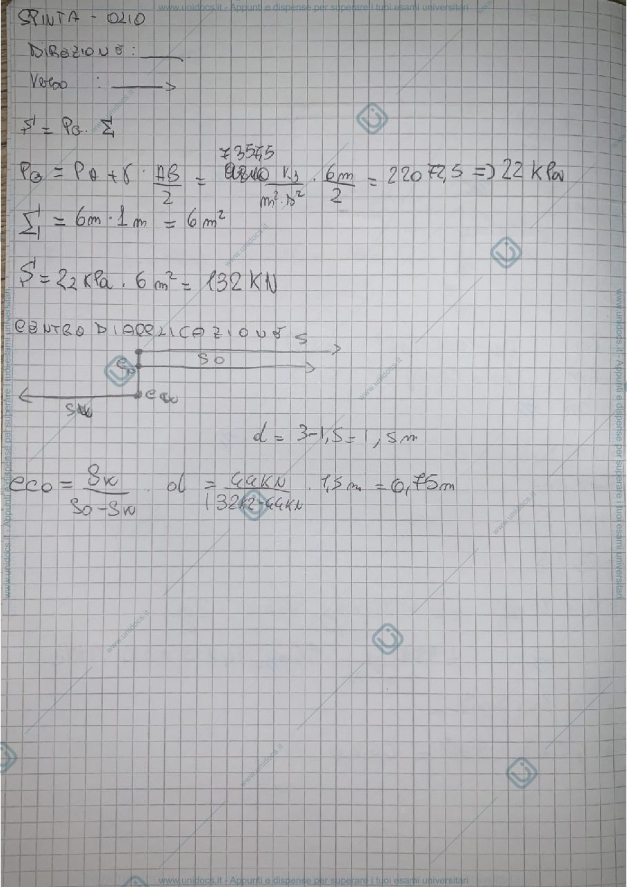 Anteprima pagina 1 — Esercizi di idrostatica 