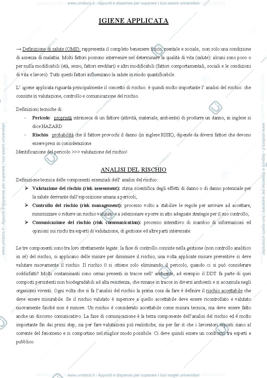 Anteprima pagina 1 — igiene applicata