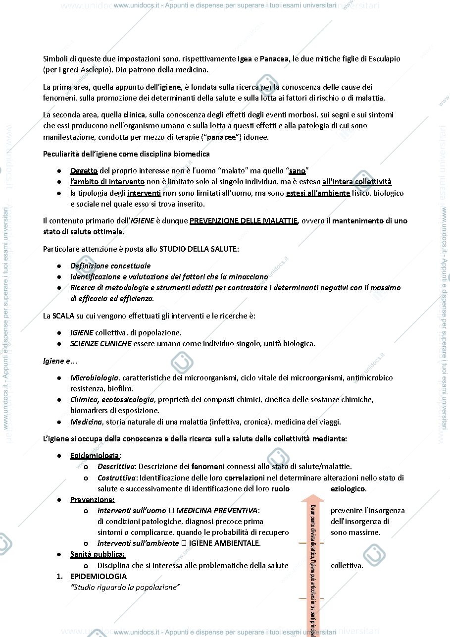 Anteprima pagina 2 — Igiene con parte di Igiene delle acque e degli alimenti