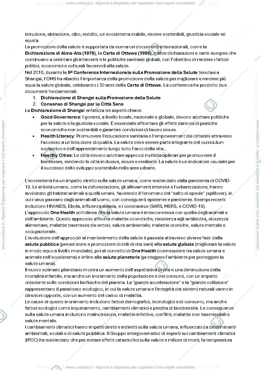 Anteprima pagina 3 — Riassunto di Igiene