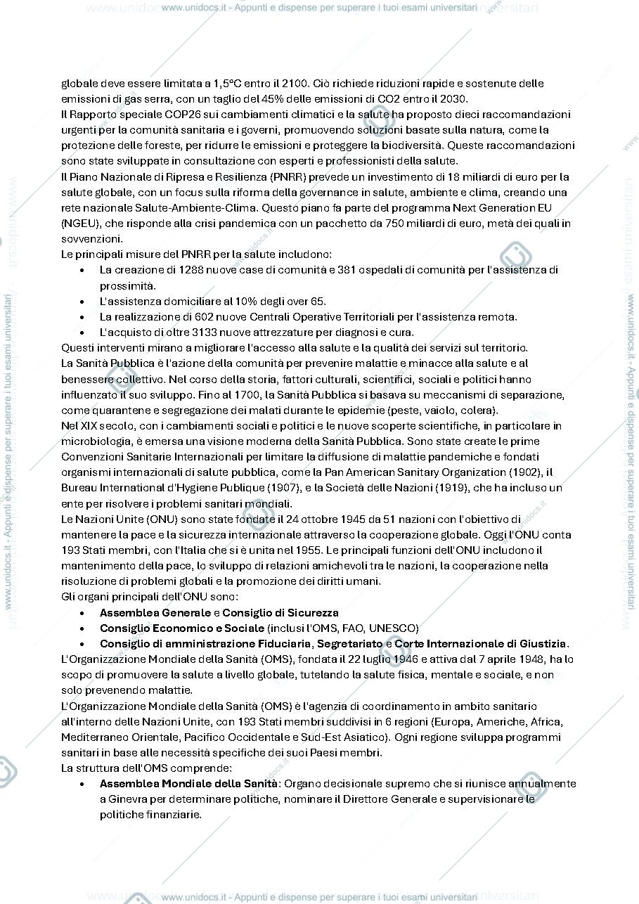 Anteprima pagina 4 — Riassunto di Igiene