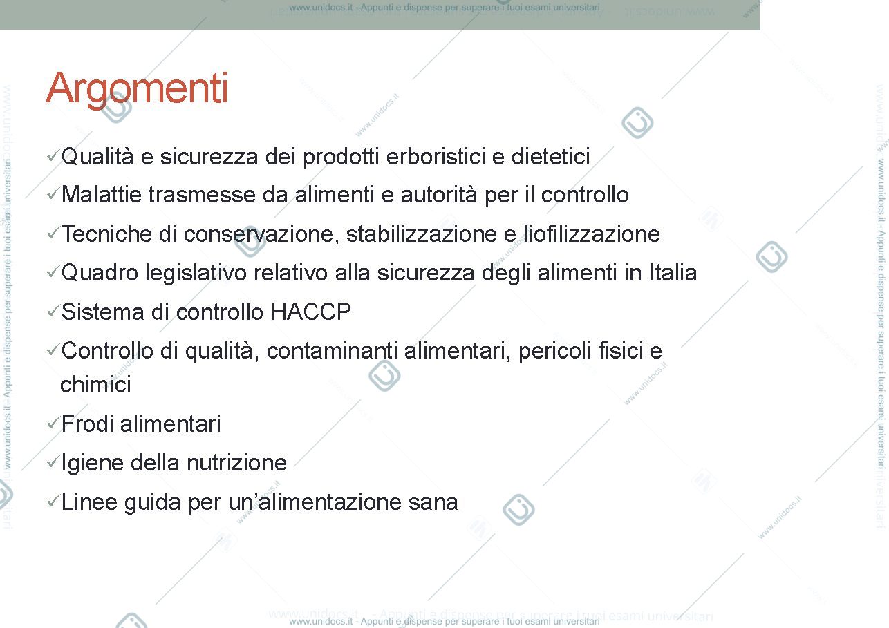 Anteprima pagina 1 — Igiene - Qualità e sicurezza dei prodotti erboristici e dietetici