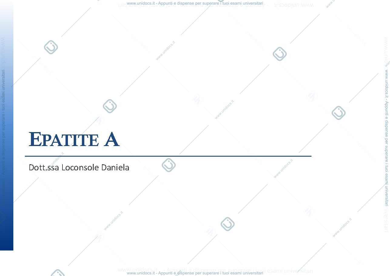 Anteprima pagina 1 — Igiene - Epatite A