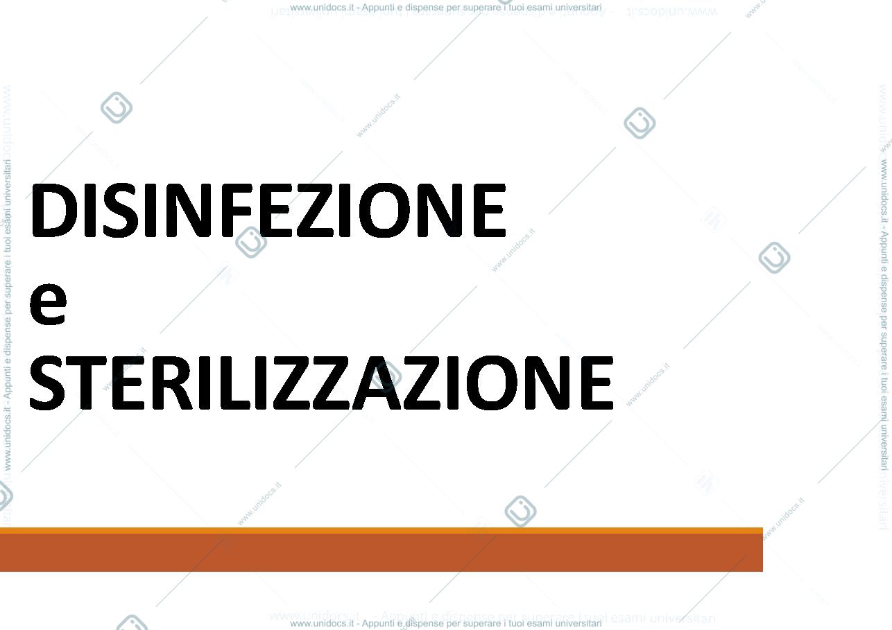 Anteprima pagina 1 — Igiene - Disinfezione e sterilizzazione