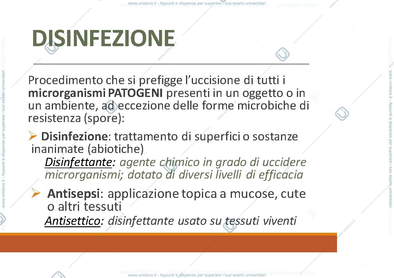 Anteprima pagina 2 — Igiene - Disinfezione e sterilizzazione
