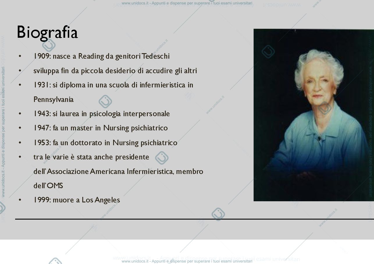 Anteprima pagina 3 — Discorso Peplau - Riassunto Infermieristica Generale
