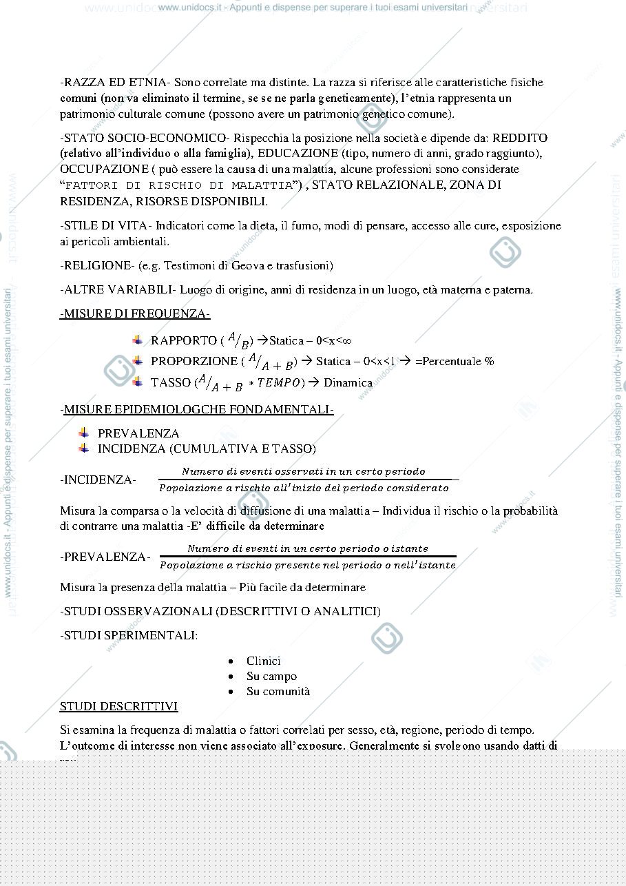 Anteprima pagina 2 — Epidemiologia